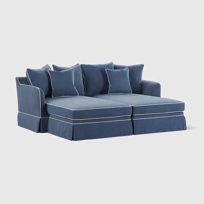 Norwood Double Chaise Daybed, Navy