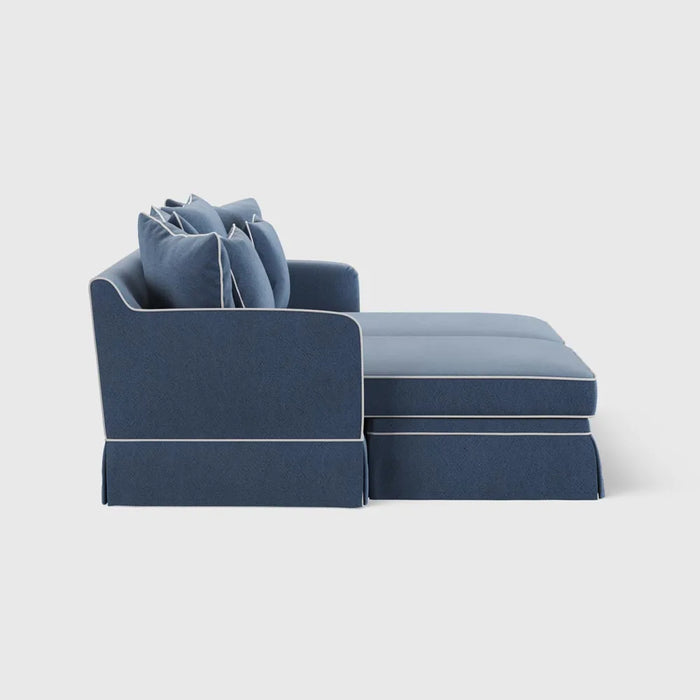 Norwood Double Chaise Daybed, Navy