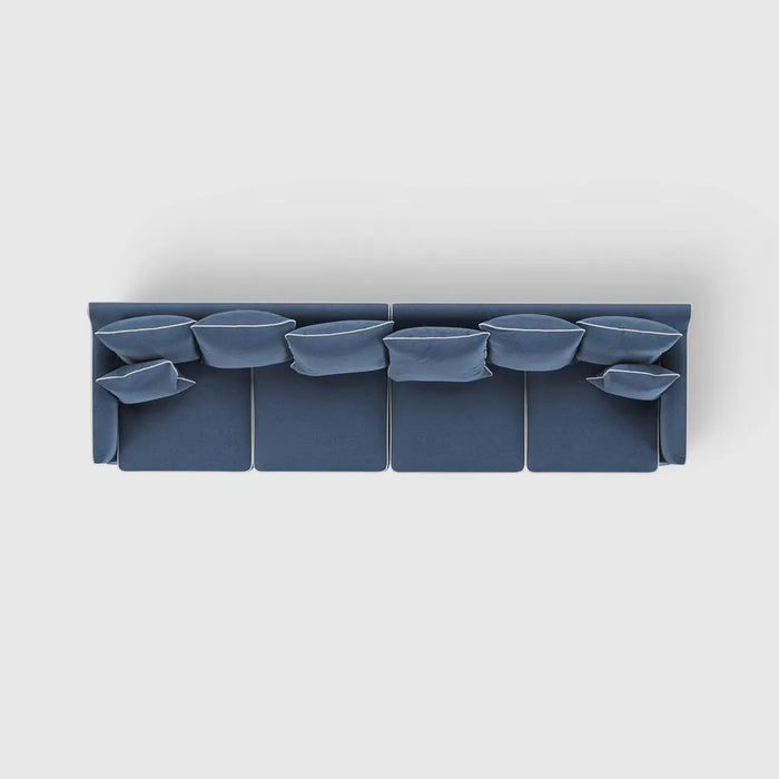 Norwood 4 Seat Modular Sofa, Navy