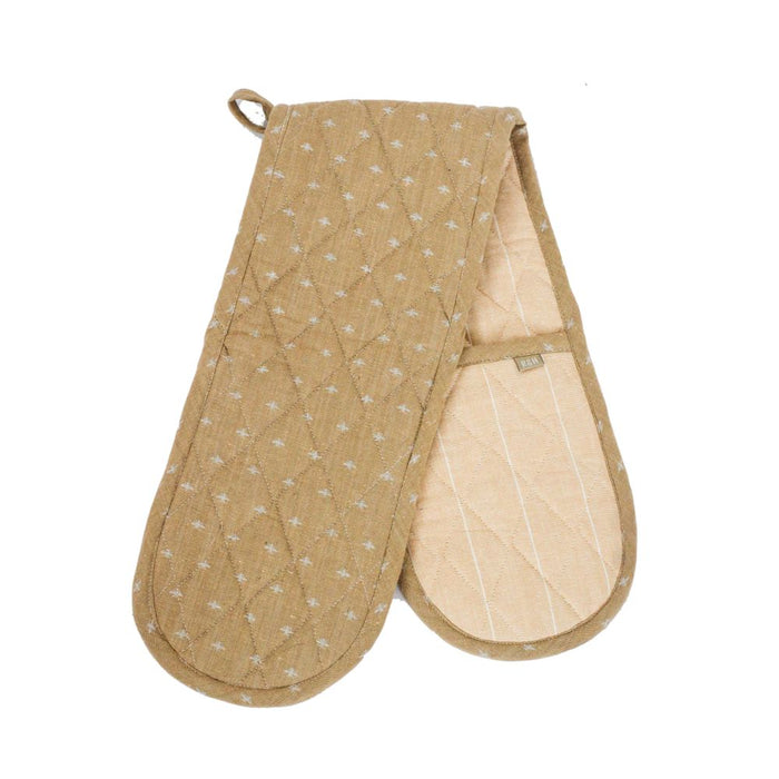 Wild Print Double Oven Glove Honey