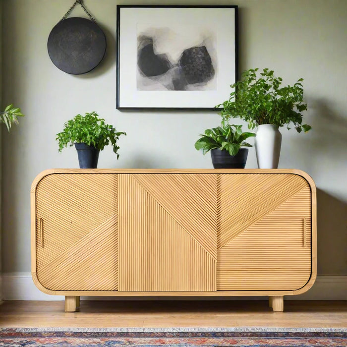 Leonora 1.8m Sideboard Buffet - Natural