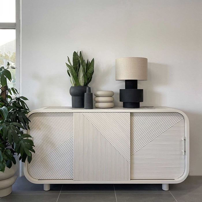 Leonora 1.8m Sideboard Buffet - White