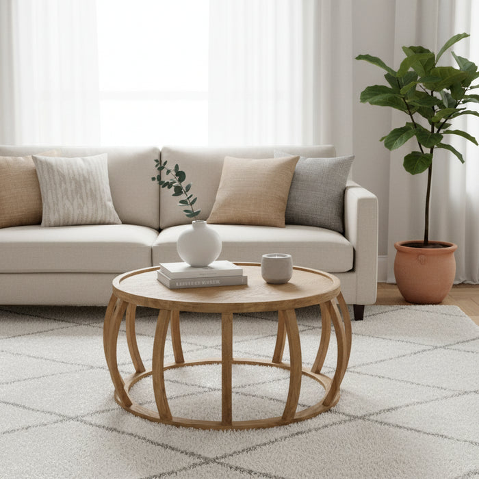 Manningham 80cm Coffee Table Natural