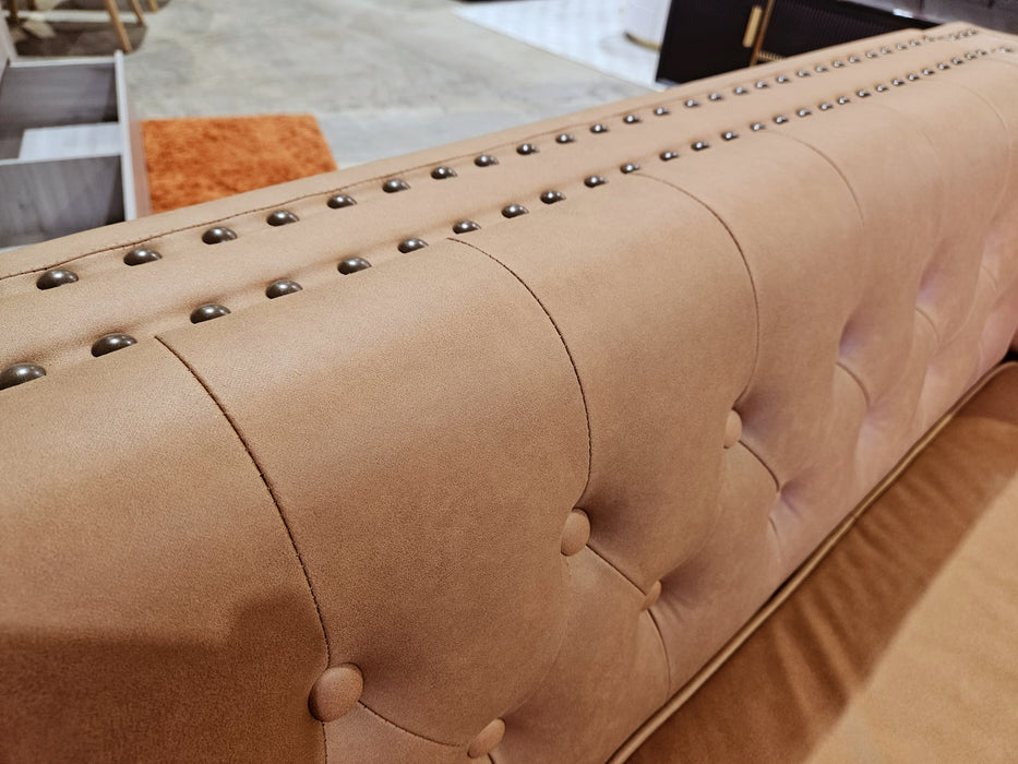 Mariva 3 Seater Sofa Set - Tan