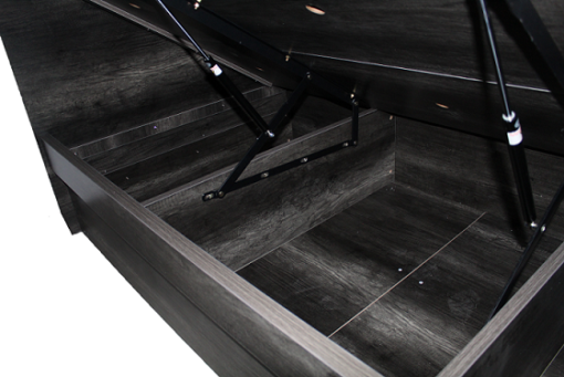 Liberty King Single Gas Lift Bed Charcoal