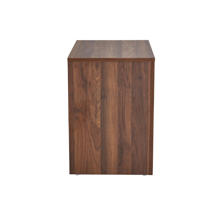 Jason 2 Drawer Bedside, Walnut
