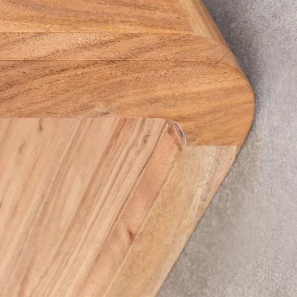 Natural Small Console Entryway Table 126cm