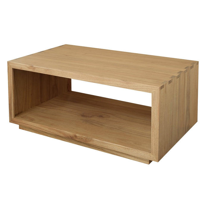 Oscar 100cm Rectangular Coffee Table - Natural