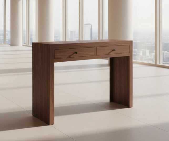 Morgan Tasmanian Oak 2 Drawer Console Table