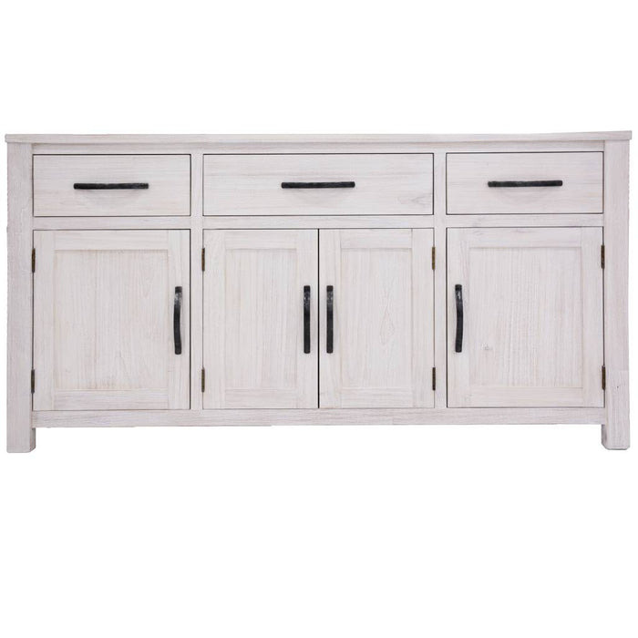 Florida 1.58m Sideboard Buffet - Acacia wood White Wash