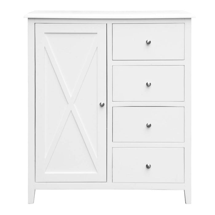 Hampton 90CM White Tallboy