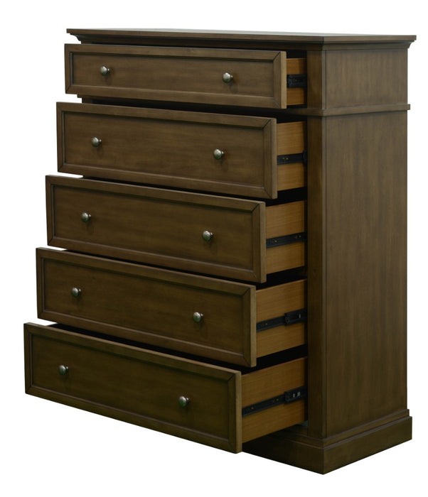 Whyalla 5 Drawer Timber Tallboy