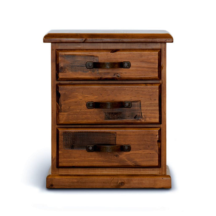Jamiaca 3 Drawer Bedside