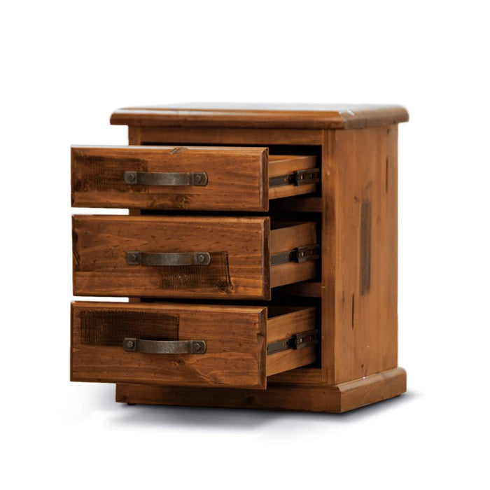 Jamiaca 3 Drawer Bedside