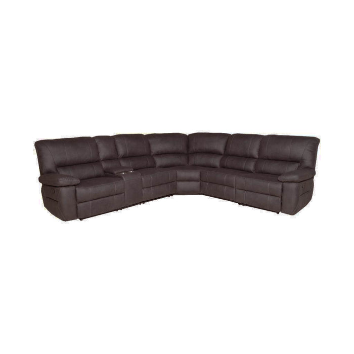 Jersey 3 Manual Recliner Corner Lounge Coffee