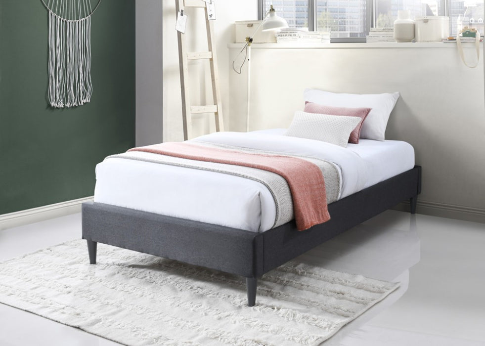 Alpine Single Ensemble Bed Base - Grey