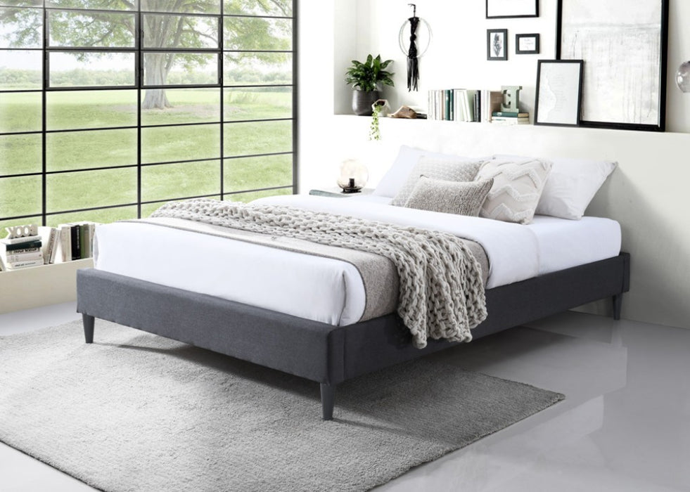 Alpine Double Ensemble Bed Base - Grey