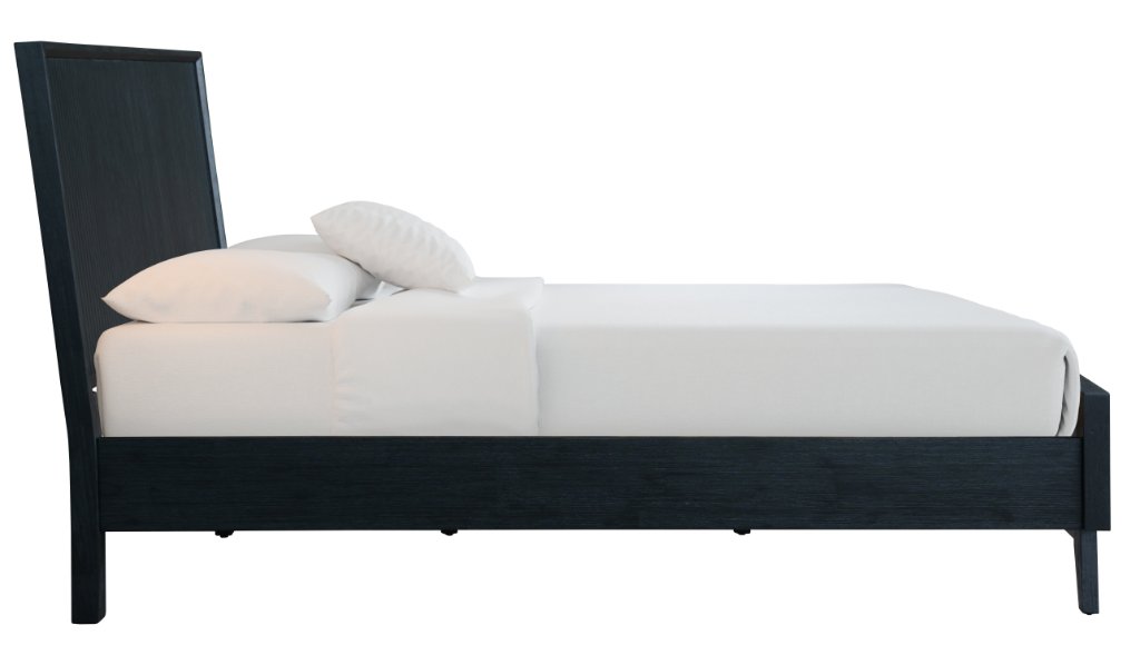 Elana Queen Timber Bed - Black