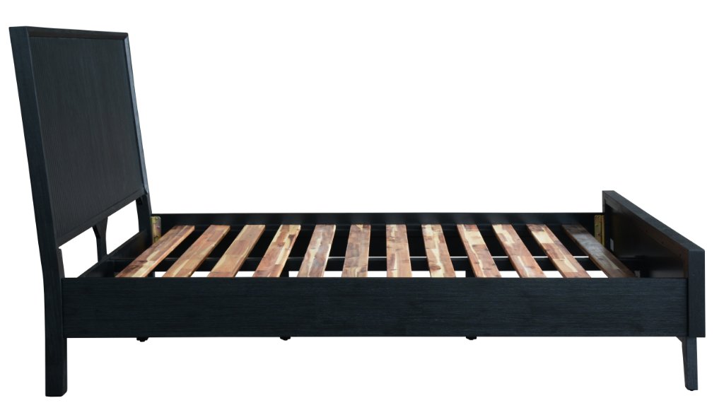 Elana Queen Timber Bed - Black