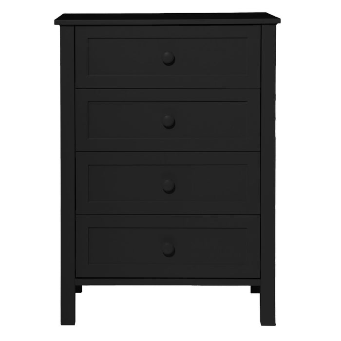Jesse 4 Drawer Timber Tallboy