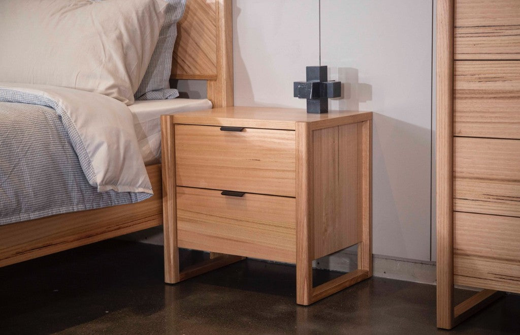 Perisher 2 Drawer Side Table - Natural