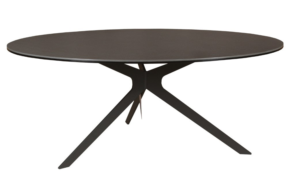 Flip Round Coffee Table, Dark Grey