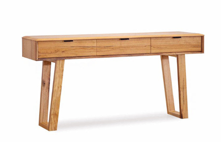 Galway 1.6m 3 Drawer Console Table - Marri Wood