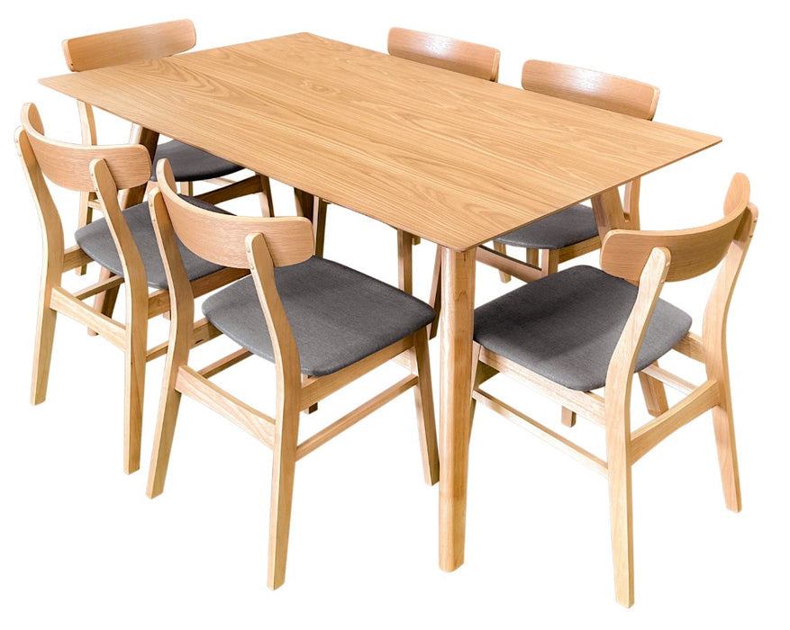6 Seater Malone Dining Table & Chair Set