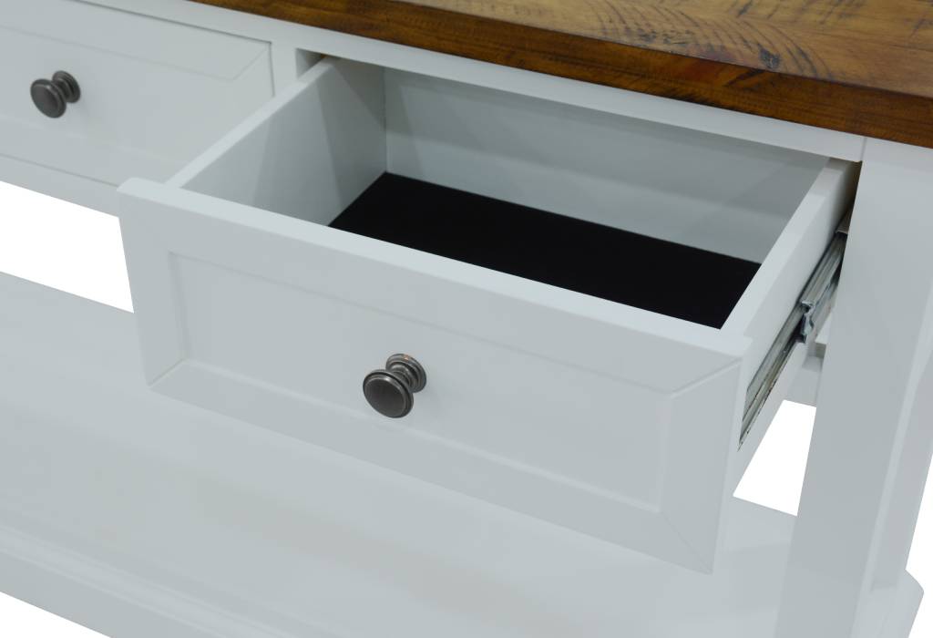 Montreal 1.4m 3 Drawer Console Table
