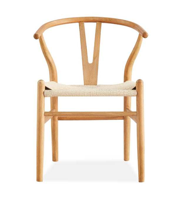 Replica Wishbone Back Chair Natural