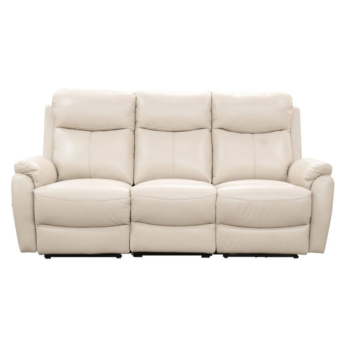 Oran 3 +1 +1 Seater Electric Recliner Leather Lounge - Silver