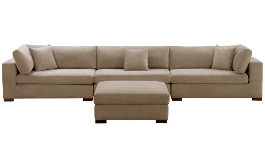 Jefferson 6 Seater Fabric Lounge
