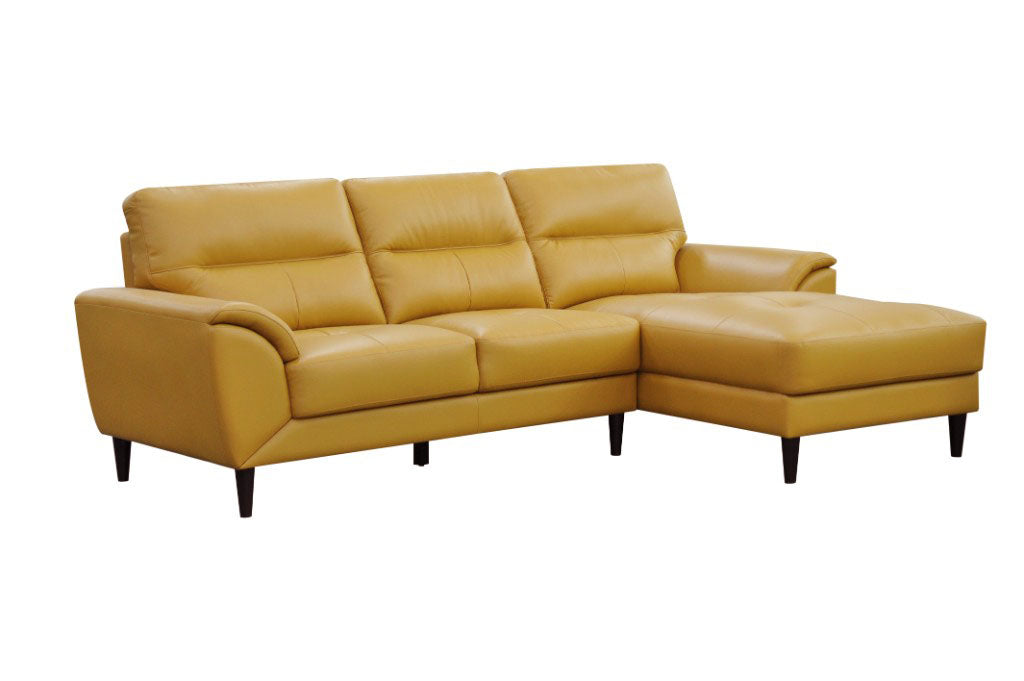 Viola 3 Seater Leather Sofa with Chaise