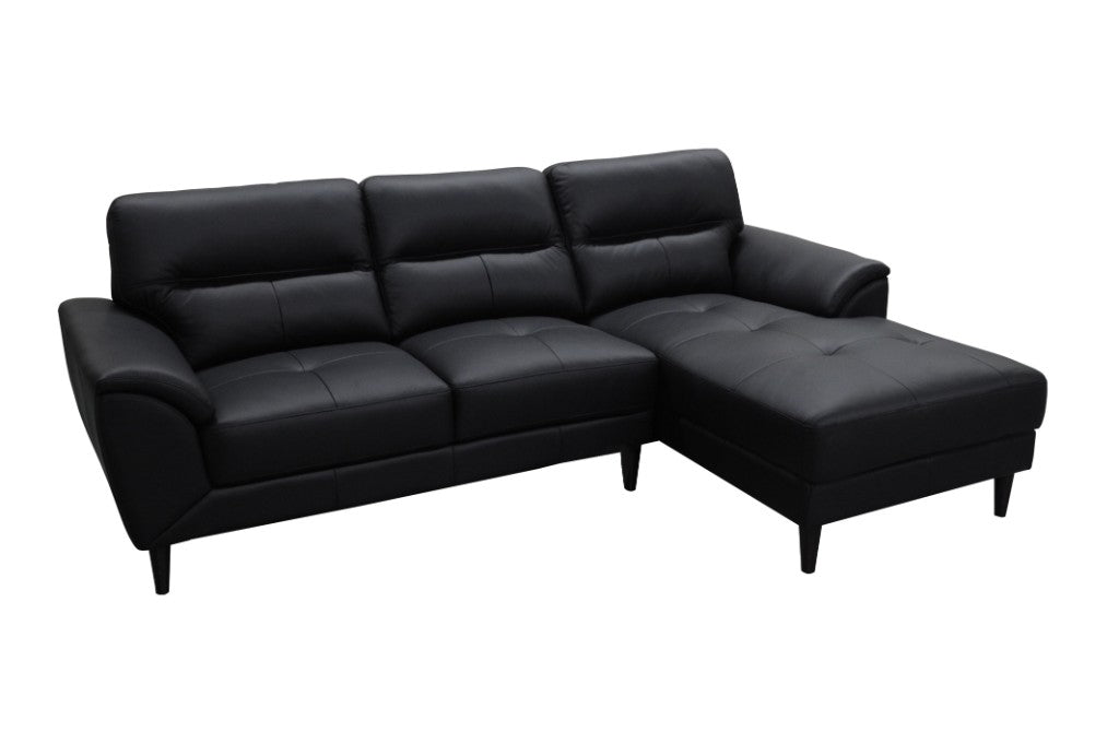 Viola 3 Seater Leather Sofa with Chaise