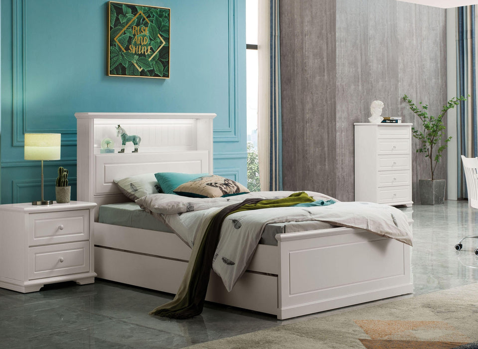 Vangogh King Single Bed with King Single Trundle