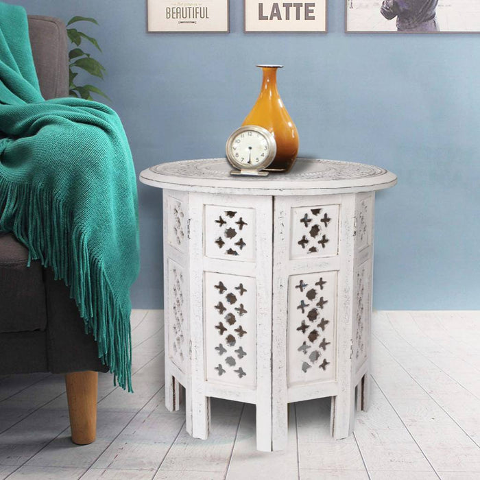 Round Table Oct Legs, White