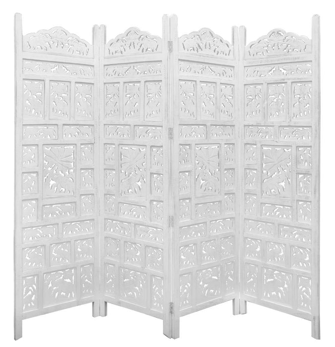 Brown Elephant 4 Panel Divider