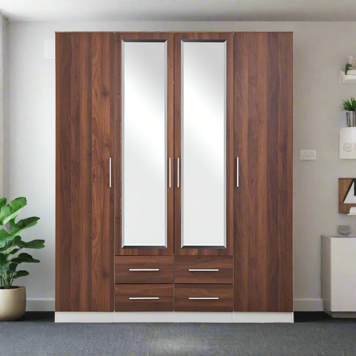 Portland 4-Drawer Wardrobe 162cm