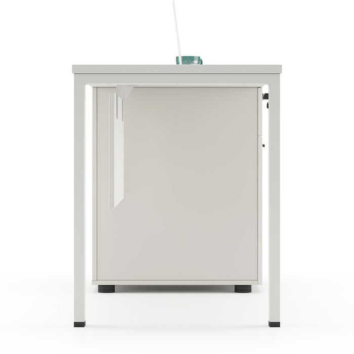 Emery Office Desk White 120cm