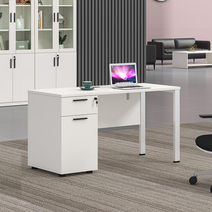 Emery Office Desk White 120cm