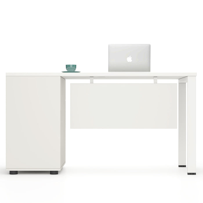 Emery Office Desk White 120cm