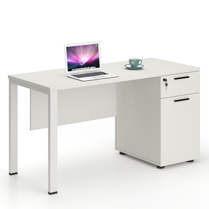Emery Office Desk White 120cm