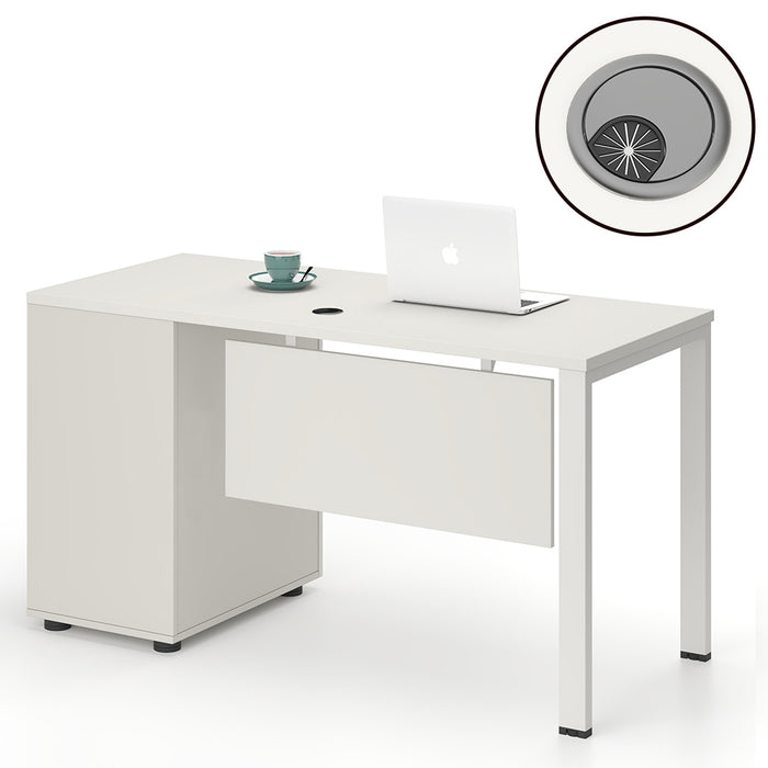 Emery Office Desk White 120cm