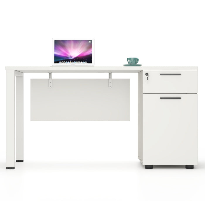 Emery Office Desk White 120cm