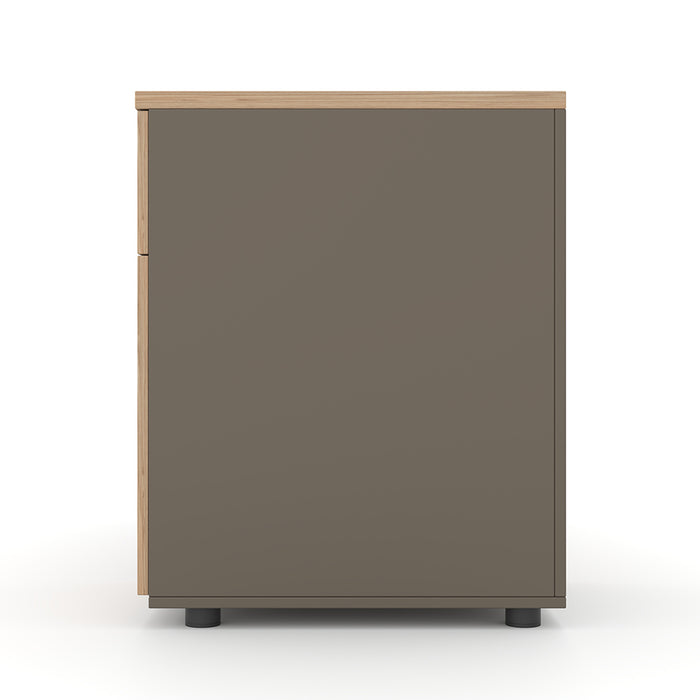 Ellis 120cm Office Computer Desk Oak Grey
