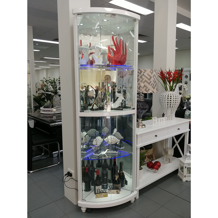 Alicia Corner Display Cabinet