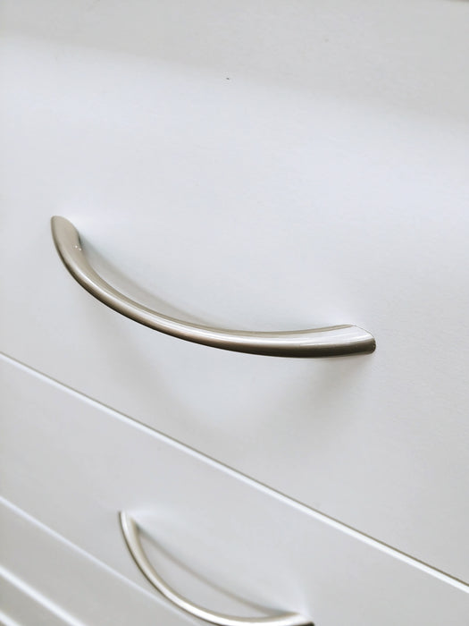 White Mason 5 Drawers Tallboy
