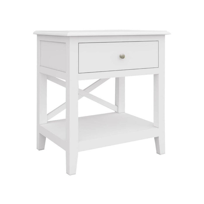 Hampton Side Table, White