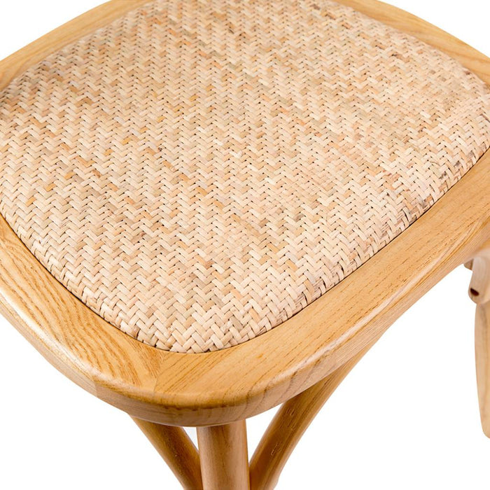 Casta Dining Cross Back Chair Oak