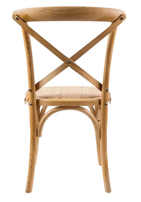 Casta Dining Cross Back Chair Oak
